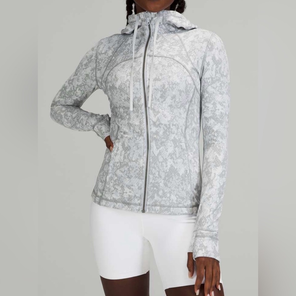 Lululemon Hooded Define Jacket Nulu Hideaway Camo Starlight WYST 12201 Size 4